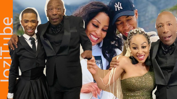 Khanyi and Lasizwe with their father
