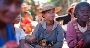 Madagascan villagers