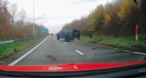 Soccer star crashes Mercedes-Benz G-Wagon