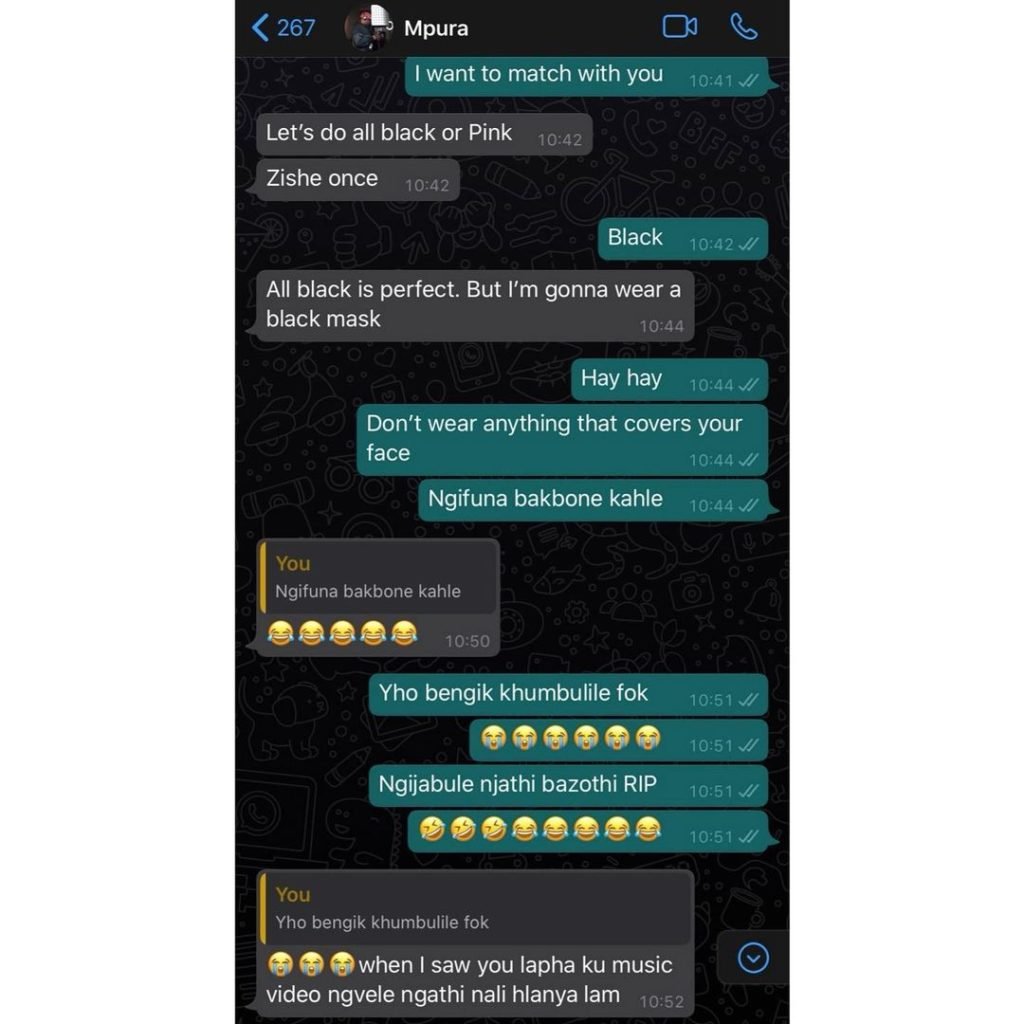 Lady Du last chats with Mpura