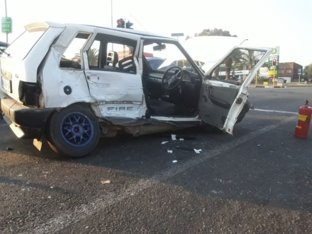 Five injured in Sandton collision