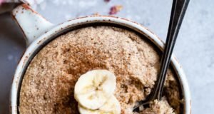 Banana Breakfast Cake in a Mug Recipe