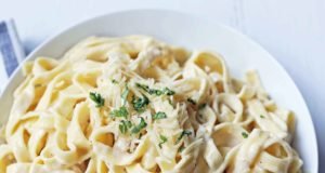 Peasy Fettuccini Alfredo recipe