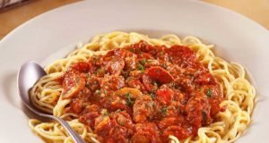 Napoletana meatballs and pasta