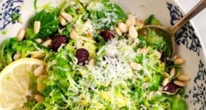 Shaved Brussels Sprout Salad