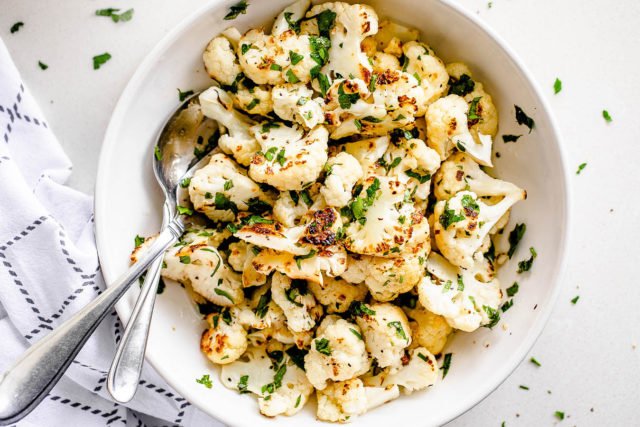 roasted cauliflower salad