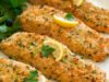 Parmesan Crusted Baked Fish with Potatoes