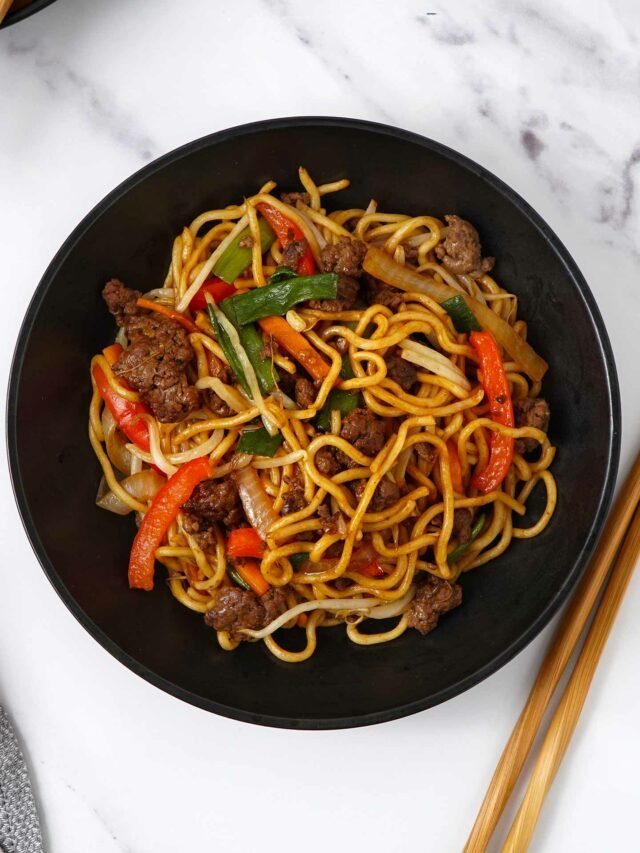 Beef chow mein