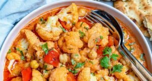 Chickpea and cauliflower curry