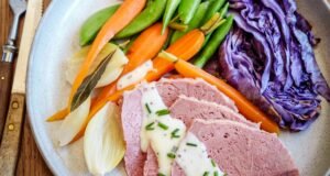 Corned beef and vegetables