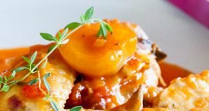 Healthy apricot chicken