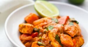 Low-calorie chicken tikka masala