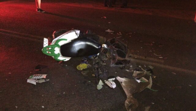 Motorcyclist critically injured1 Motorcyclist critically injured