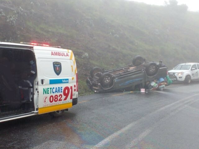 Three injured in rollover