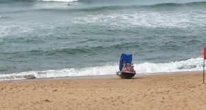 Elderly man presumed drowned