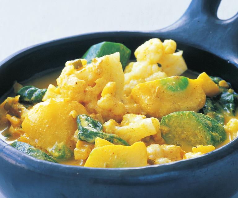 Vegetable Curry with Yoghurt Recipe