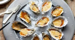 Barbecued oysters with chilli butter recipe