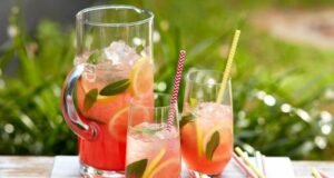 Fresh pink lemonade recipe