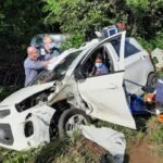 Multiple injured in M4 taxi vs car collision