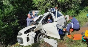 Multiple injured in M4 taxi vs car collision