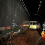 taxi vs train collision in Sedibeng