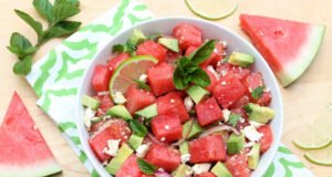 Avocado Watermelon Salad recipe