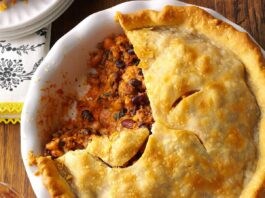 Mexican beef and bean pies recipe