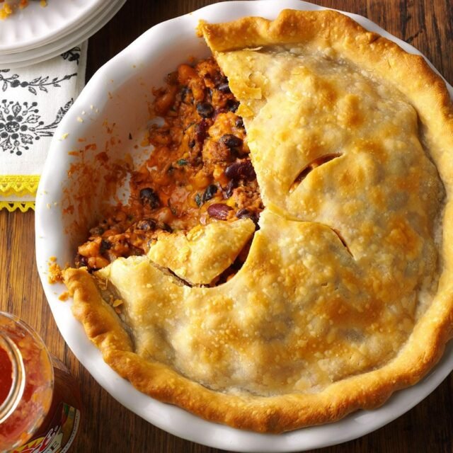 Mexican beef and bean pies recipe Mexican beef and bean pies recipe