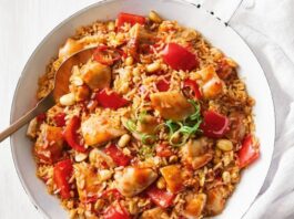 Kung pao chicken fried rice recipe