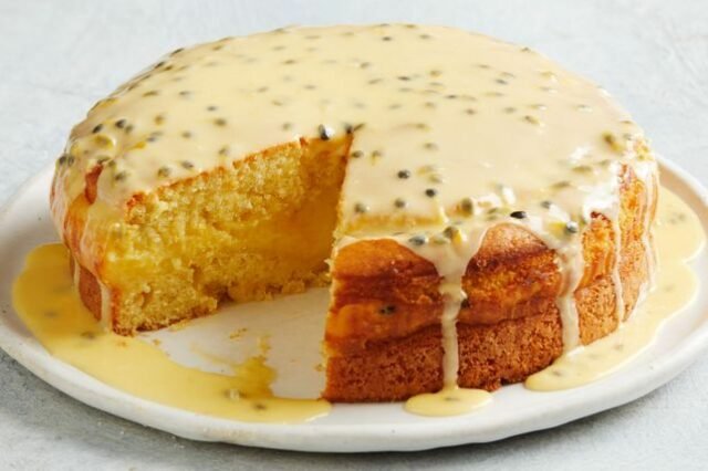 Passionfruit custard cake recipe Passionfruit custard cake recipe