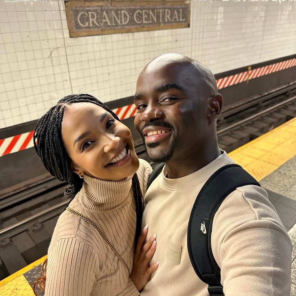 Liesl Laurie and Musa Mthombeni in New York