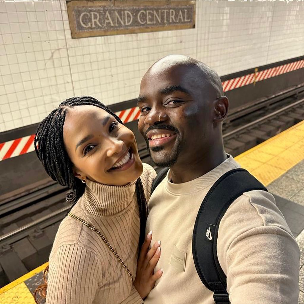 Liesl Laurie and Musa Mthombeni in New York