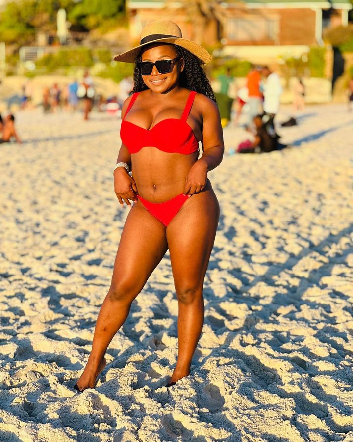 Pictures: Makhadzi serves hot bikini looks in Camps Bay after dropping ‘Mbofholowo’ album