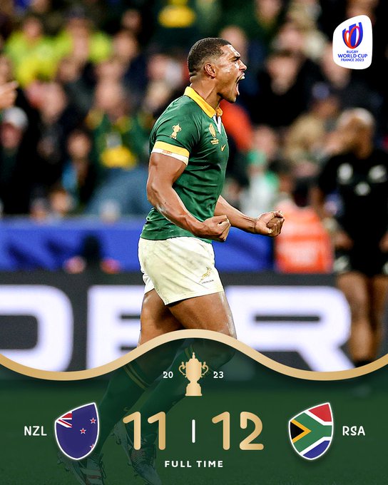 South Africa wins 12-11 in final against New Zealand