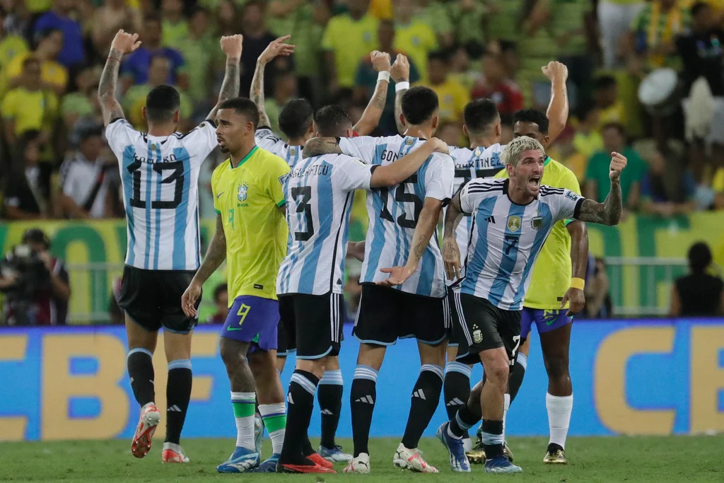 Argentina defeated Brazil 1-0