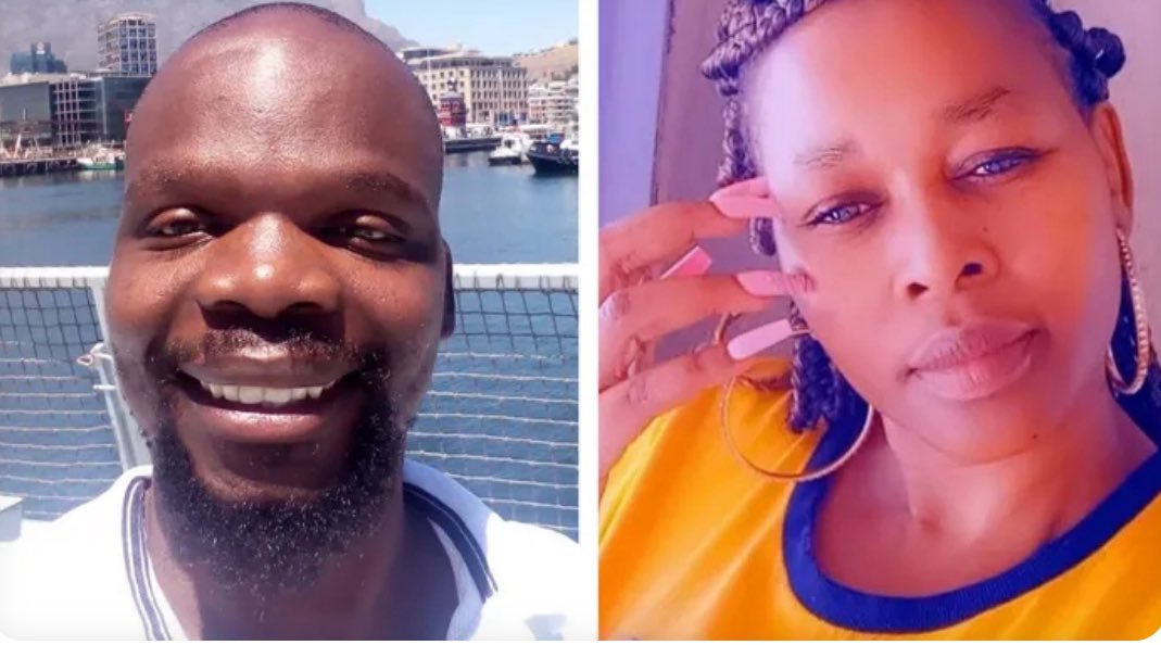 Aserie Ndlovu and his partner Zodwa Mdhluli