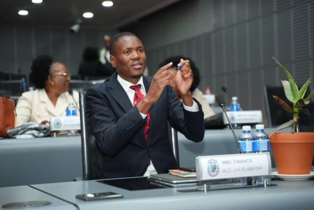 Ekurhuleni’s Finance MMC Jongizizwe Dlabathi