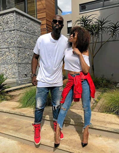 Enhle Mbali and Black Coffee