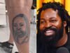 Fan shows some love to Big Zulu with tattoo of his portrait