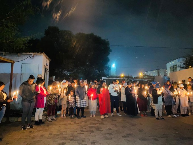 Fleurhof residents hold vigil for Jayden Lee Meek