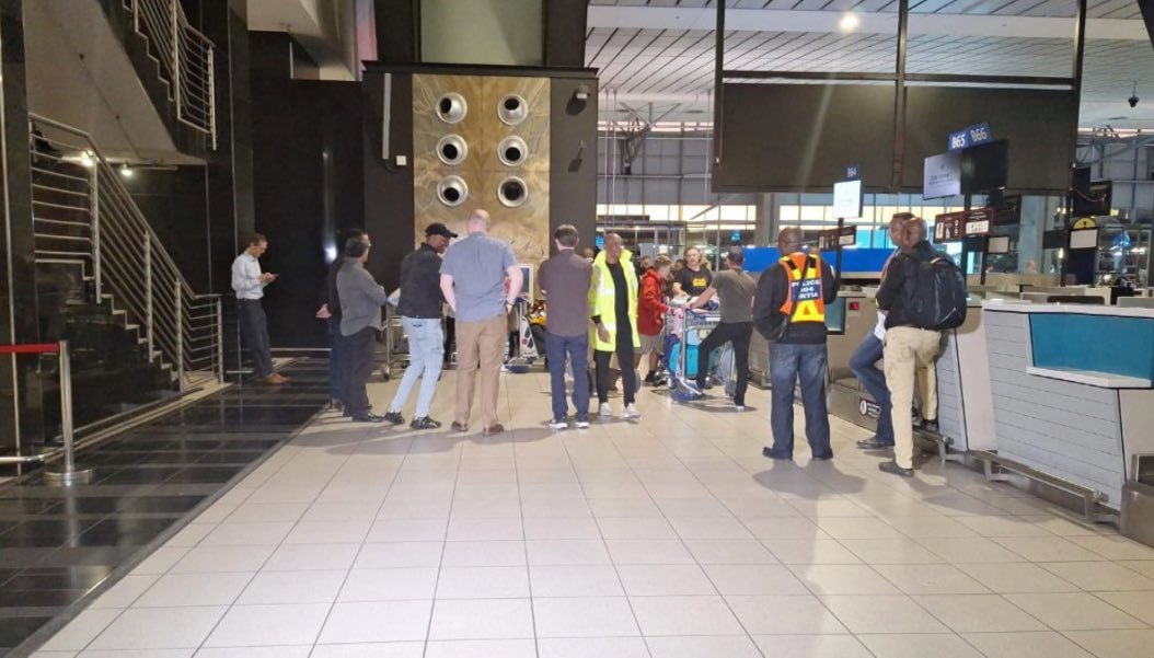 Group of Afrikaners flee SA for a new life in the US