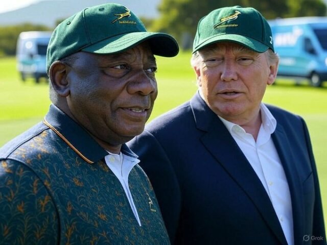 President Cyril Ramaphosa and Donald Trump