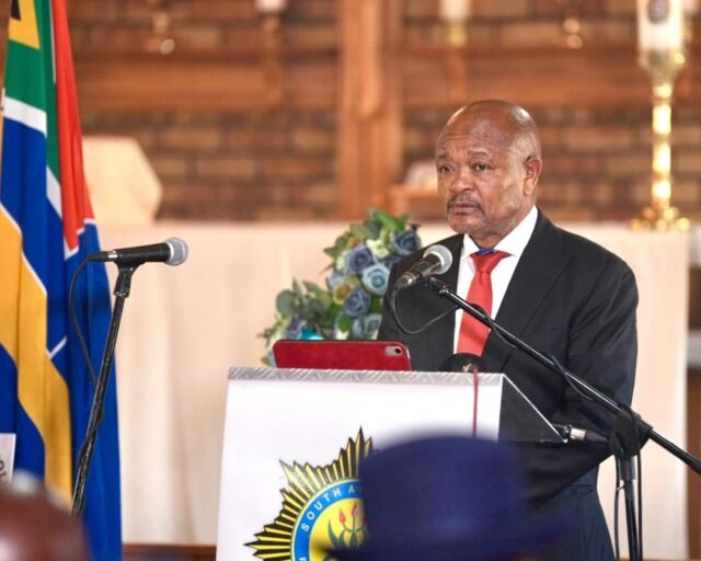 Police Minister Senzo Mchunu
