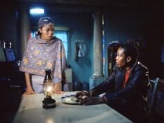 Terry Pheto and Presley Chweneyagae