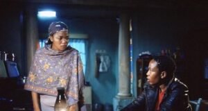 Terry Pheto and Presley Chweneyagae