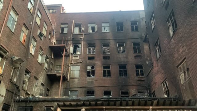 Usindiso building fire