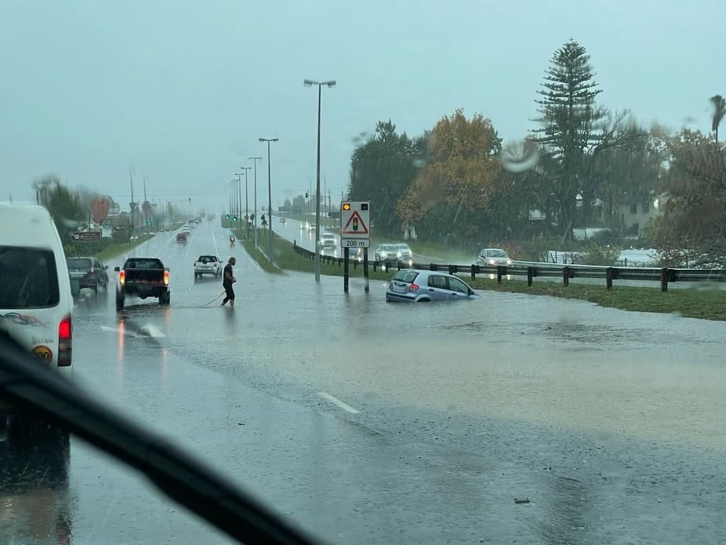 heavy rain in Cape Town