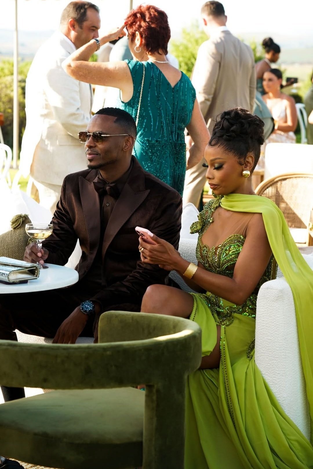 Bonang and David Phume