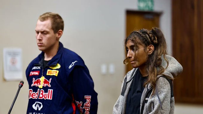 Darryn Wilken and his girlfriend Megan Moodley