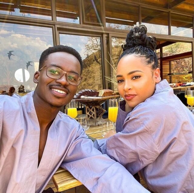 Hungani Ndlovu and Stephanie Sandows